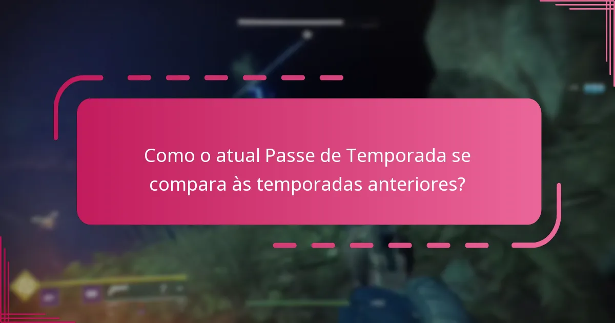 Quais marcos de recompensa estão disponíveis no Passe de Temporada de Destiny 2?