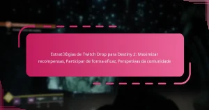Estratégias de Twitch Drop para Destiny 2: Maximizar recompensas, Participar de forma eficaz, Perspetivas da comunidade