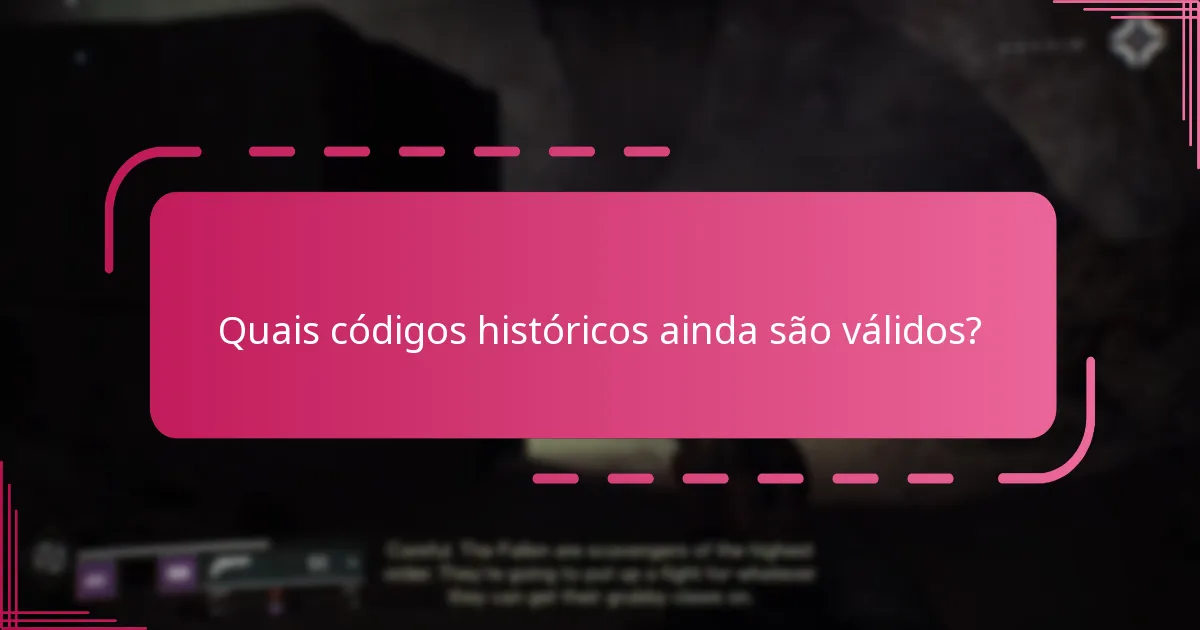 Como reivindicar códigos legados em Destiny 2?